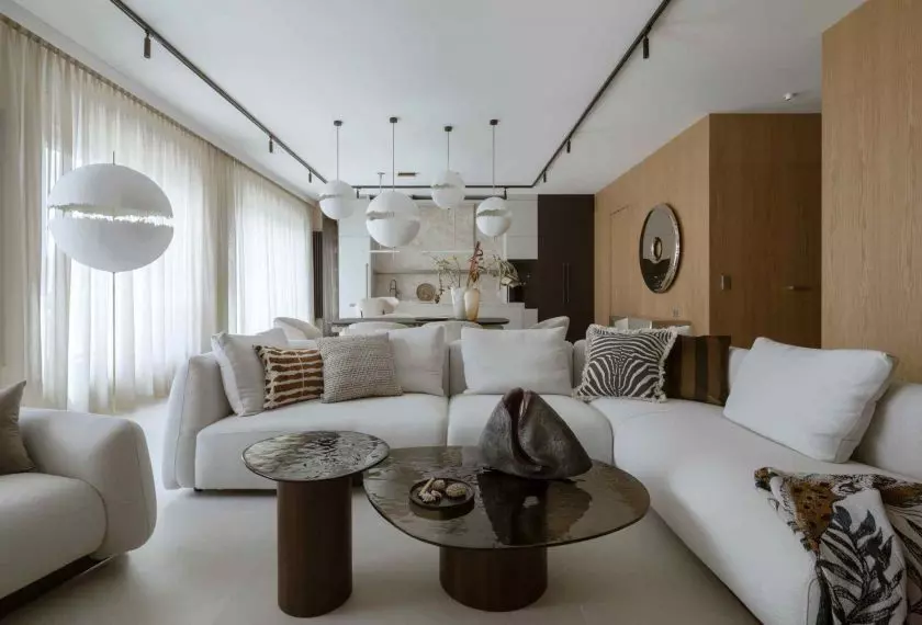 120-metrowy penthouse w Wilanowie zaprojektowany przez pracownię HOLA Design