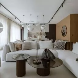 120-metrowy penthouse w Wilanowie zaprojektowany przez pracownię HOLA Design