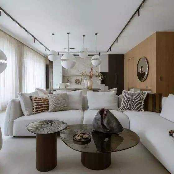 120-metrowy penthouse w Wilanowie zaprojektowany przez pracownię HOLA Design