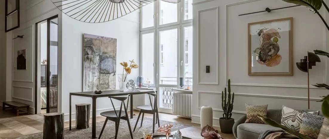 Mieszkanie inspirowane stylem boho projektu GOSZCZDESIGN