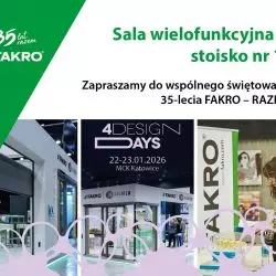 Jubileuszowa 10. edycja 4 Design Days z udziałem FAKRO