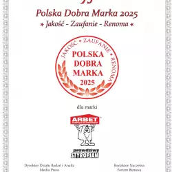 Fabryka Styropianu ARBET ponownie została uhonorowana godłami Polska Dobra Marka – Jakość, Zaufanie, Renoma oraz SUPER Marka