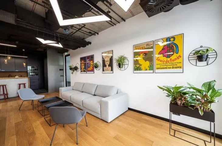 Wnętrze biura CitySpace w Krakowie projektu Medusa Group