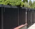 P46 fence from Konsport. Unique visual effect due to inverted profiles