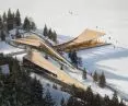 Pawilon nad jeziorem w Sankt Moritz