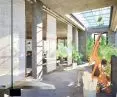 Apartment in the old Wilhelm Kopp Dyeworks in Bydgoszcz - the idea of a Japanese garden enclosed in a residential space