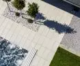 Novator City 80x40 paving slabs - white granite