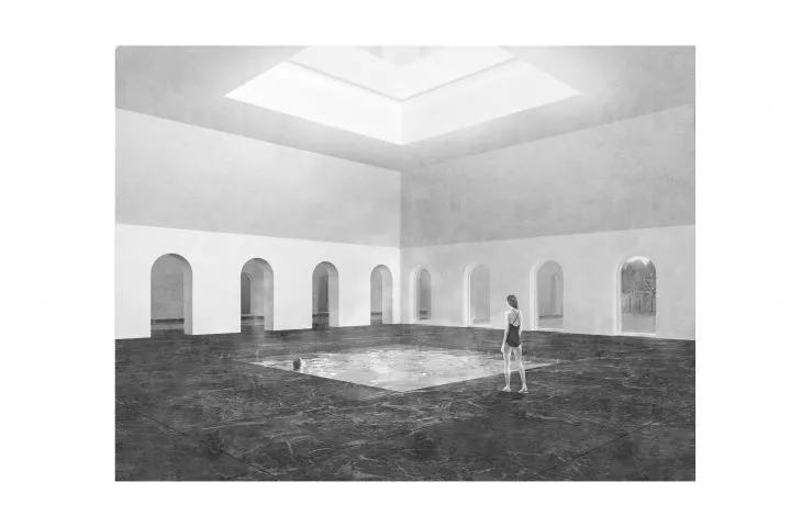 Relaxation in a forest setting. Design of a new resort in Konstancin-Jeziorna