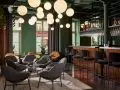 Oświetlenie klimatycznego lobby i baru w butikowym hotelu Wroclaw Hotel