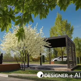 Wizualizacja wykonana w aplkacji Gardenphilia DESIGNER - proj. Stefan Daszewski, Andrzej Komakowski