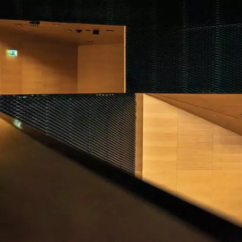 Emergency lighting that supports architecture and organizes space
