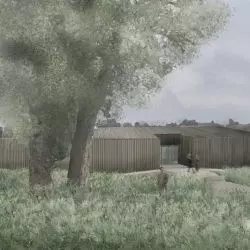 projekt studencki sauny nad Jeziorem Dziekanowskim Huberta Karpiesiuka
