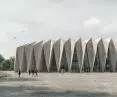 student project of sports arena by Hanna Gabryszewska and Aleksandra Nowosad