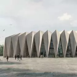 projekt studencki areny sportowej Hanny Gabryszewskiej i Aleksandry Nowosad