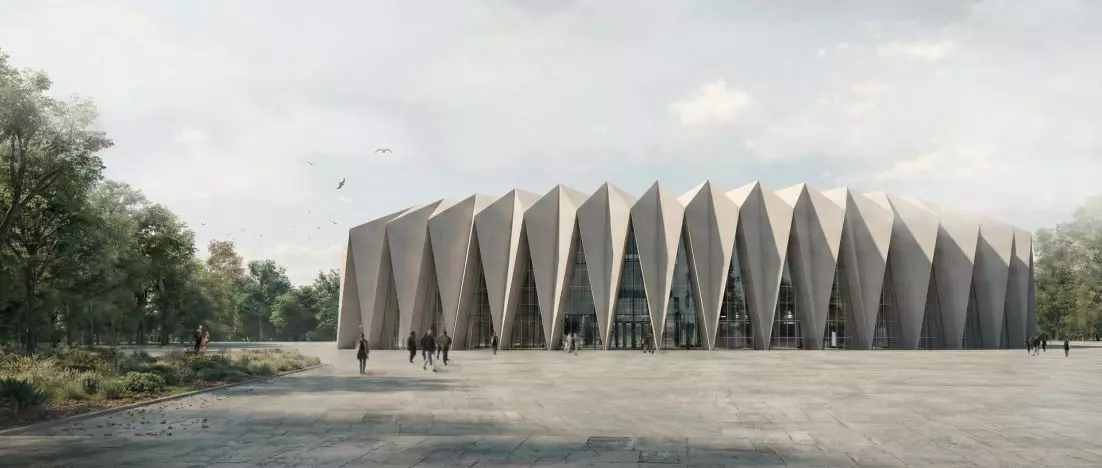Does Warsaw's Praga lack a sports arena?