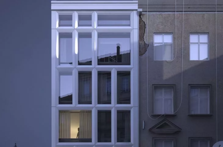 W10 hotel in Krakow's Kazimierz district. Designed by INDO Architects