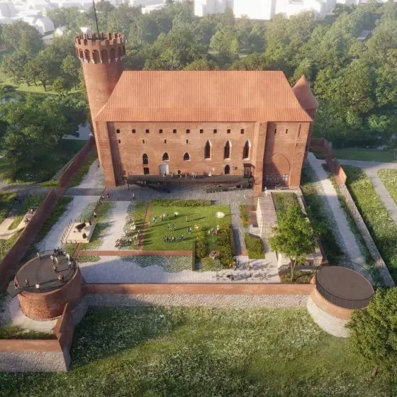 Masterplan dla otoczenia zamku krzyżackiego w Świeciu