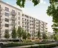 New housing estate on Brzeska Street in Warsaw