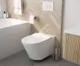 42038000 SmartFrisk miska WC wisząca, myjąca z deską