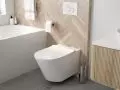 42038000 SmartFrisk miska WC wisząca, myjąca z deską