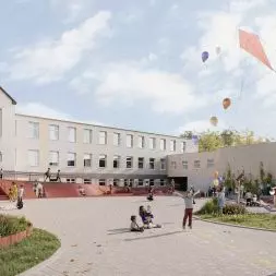 Modernizacja placu wejściowego do szkoły w Pszczewie