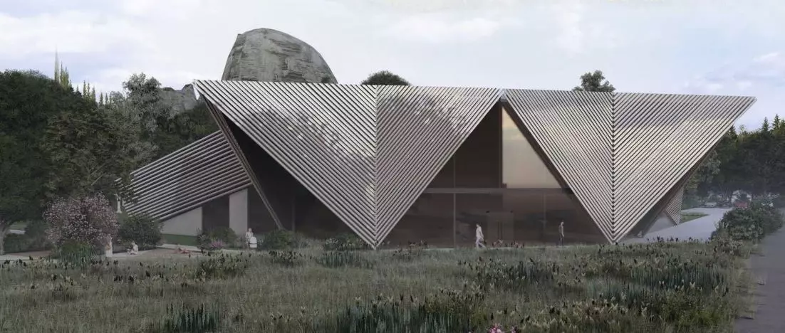 From leaf to solid - the design of a rehabilitation center in the heart of Kadzielnia