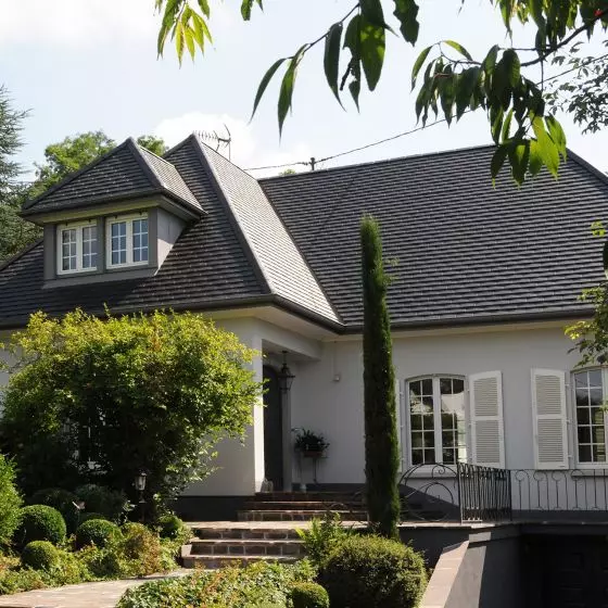 Dachówka ceramiczna Terreal Rully kolor Dark Slate