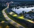 Nowoczesne ledowe lampy drogowe TIARA LED w systemie CLUE CITY, Środa Wielkopolska