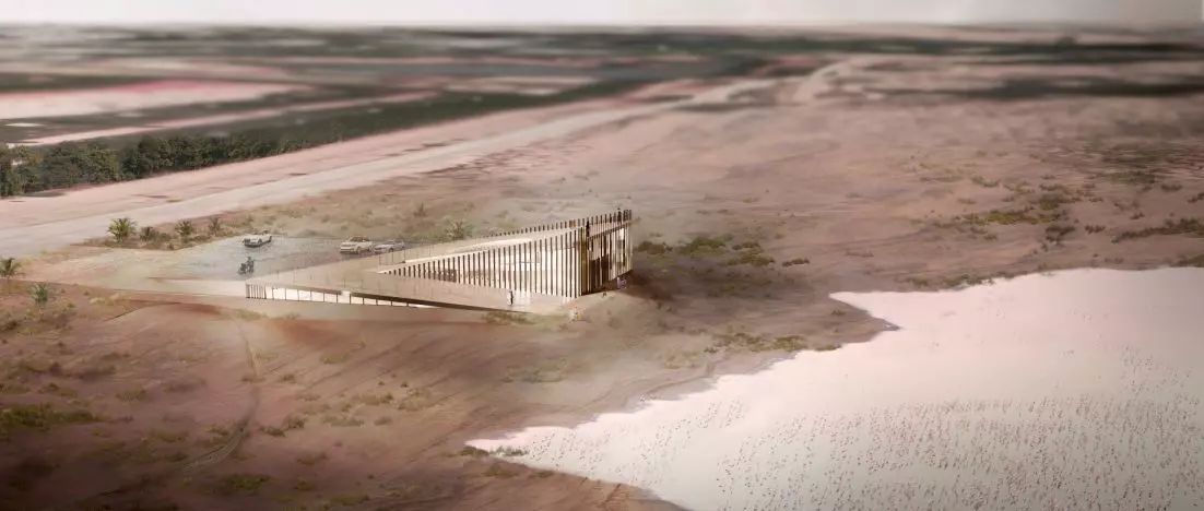 Flamingo Observation Center in the United Arab Emirates. Award-winning project by students of the Cracow University of Technology