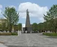 wizualizacja przebudowy placu Wolności w Łodzi
