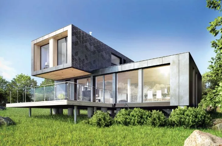 A complex of recreational houses at the foot of the Alps - a project by Adam Ciuk Architects