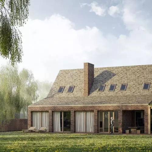 Tradycja i nowoczesność w jednym. Dom z werandą projektu architektów z pracowni Ggrupa