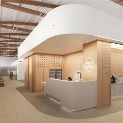 Projekt wnętrza przestrzeni coworkingowej z uwzględnieniem specyfiki pracy