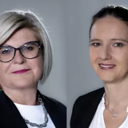 prof. Anna Życzyńska i prof. Natalia Przesmycka
