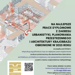 Konkurs na najlepsze prace dyplomowe z zakresu urbanistyki, planowania przestrzennego i architektury krajobrazu