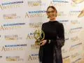Magdalena Smuś – Founder brandu Motionwall na gali International Business Award 2025