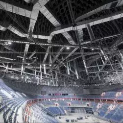 Oświetlenie LED techniczne - Tauron Arena Kraków - oprawy HSK Hercules