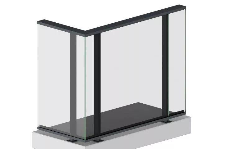 Aluminiowe balustrady wewnętrzne i zewnętrzne