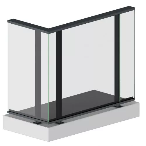 Aluminiowe balustrady wewnętrzne i zewnętrzne