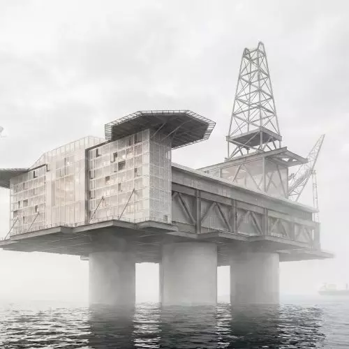 Wiktoria Gocałek – „The Living Rig. Adaptacja morskich platform poeksploatacyjnych – Statfjord B w Norwegii”
