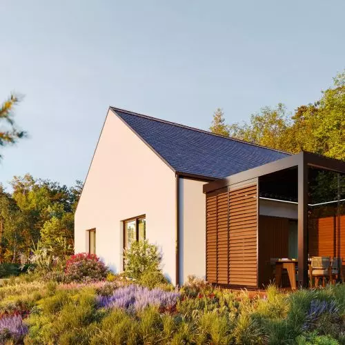 Shutters in the offer of Aluprof Sun Shading Solutions - new sliding panels for pergola side development
