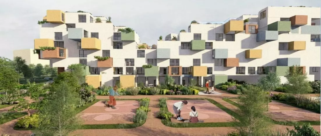 MOD.4 Estate designed around relationships, green space and local community