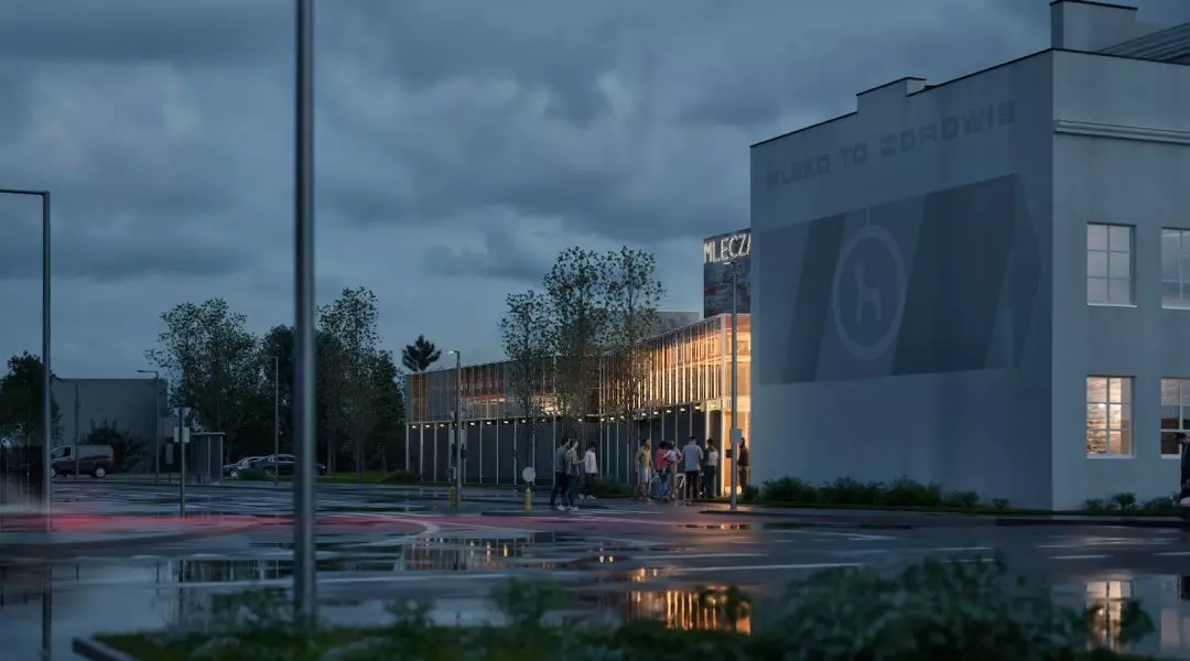 III Nagroda, proj.: Damian Nowak, Paweł Wołczański, Paulina Szymaniak