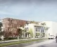 Project of the Wilderness Cultural Center on 28 Czerwca Street in Poznań.