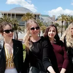 od lewej: Laura Janik, Małgorzata Barwińska, Natalia Choinacka i Aleksandra Dębicka