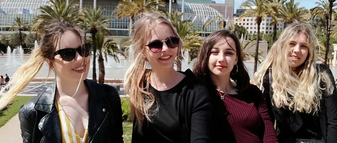 Krakow University of Technology students on exchange with a university in Portugal