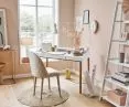 Pastel home office interior