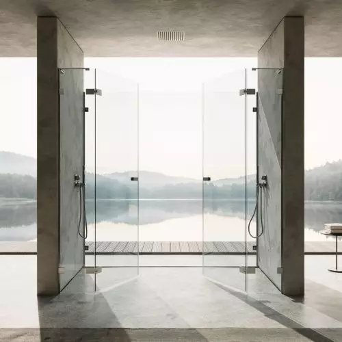 8 mm glass, 180° hinges, and a breath of fresh air for everyday life—the new OXIA shower enclosure collection from New Trendy.