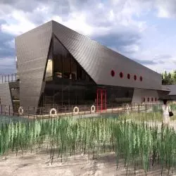 Projekt Koncepcyjny Architektoniczny Bazy Nurkowej w Piechcinie