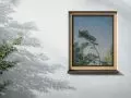 W połączeniu z ościeżnicą o naturalnym, drewnianym wyglądzie, czarne skrzydło Schüco LivIng Panorama staje się tylko smukłym konturem.